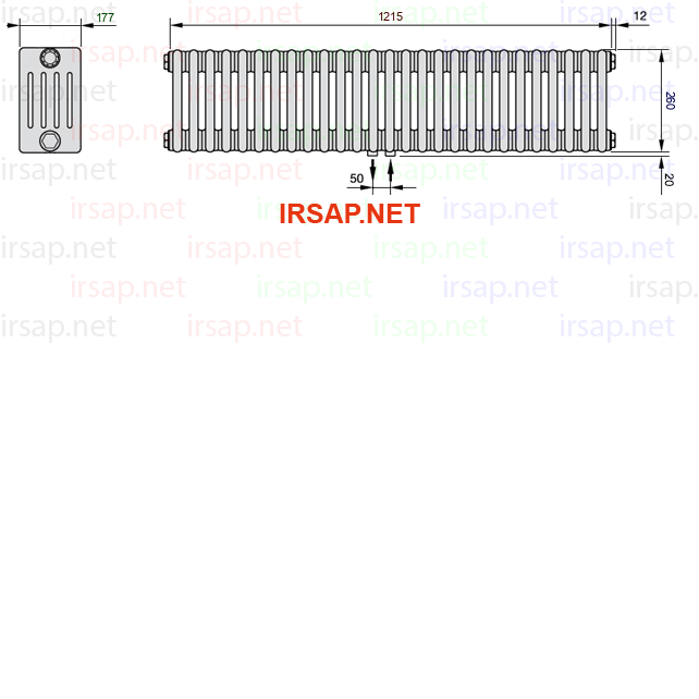 Радиатор IRSAP Tesi 50260/27 T50 CL 01
